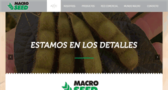 Desktop Screenshot of macro-seed.com